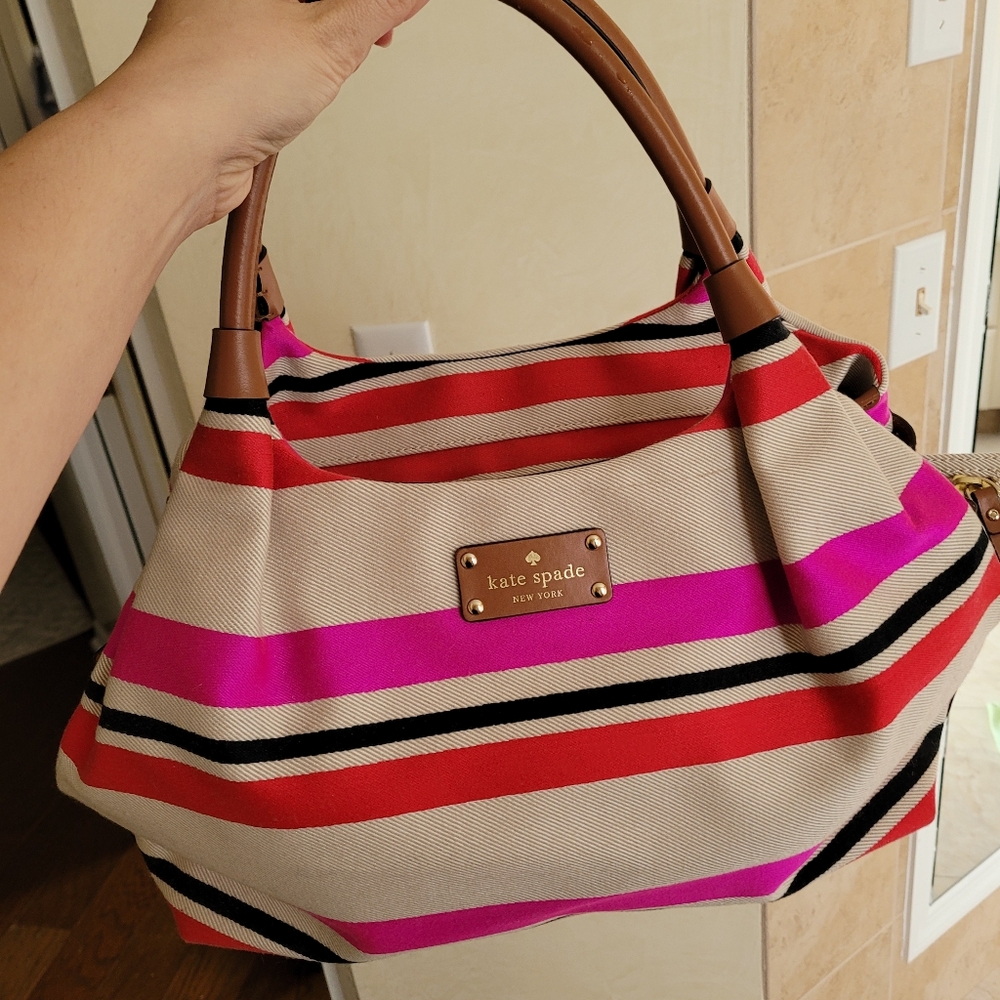 KATE SPADE STRIPE BAG